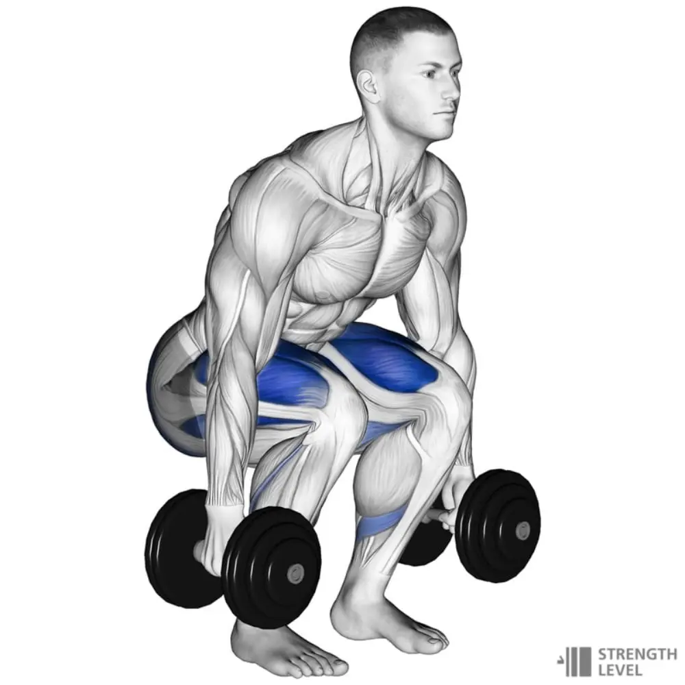 Dumbbell exercise method (3)